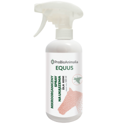 EQUUS Mikroorganiczny spray na ukąszenia dla konia - odstrasza muchy, kleszcze i komary